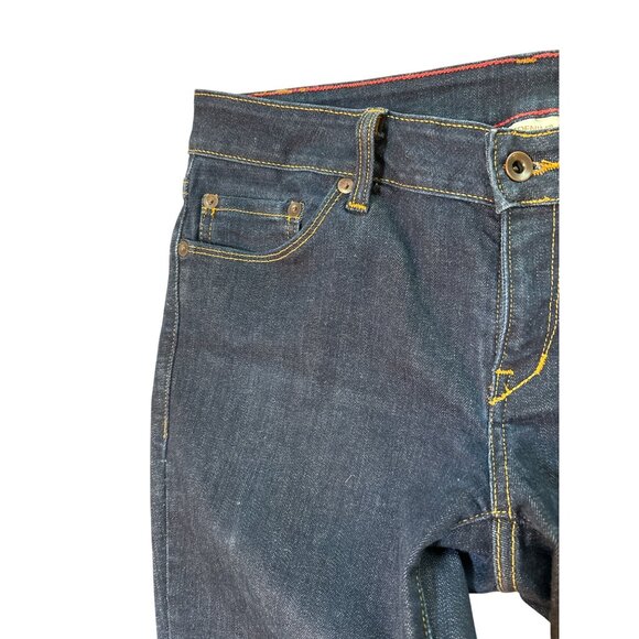 Raleigh Denim Jeans Skinny Handcrafted Stretch Low Dark Wash Size 29 - Picture 4 of 10